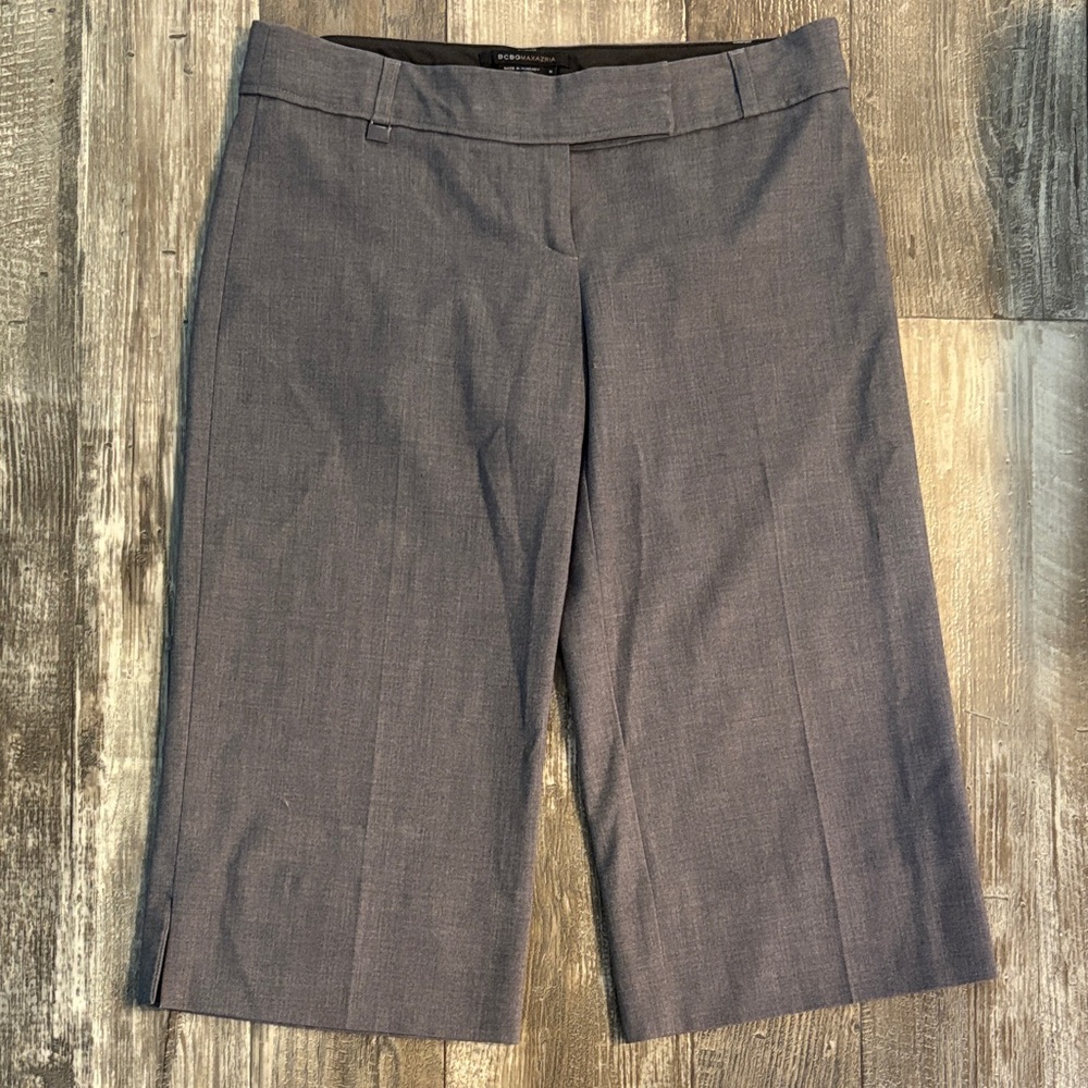 BCBGMaxAzria Gray Women's Dress Capris